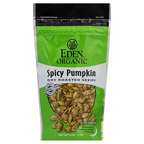 Eden Pumpkin Seeds Spicy With Tamari 4.0 Ozpack Of 6