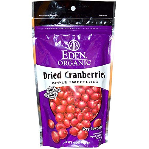 Eden Foods, Organic Dried Cranberries, 4 Oz 113 G -- 2Pc