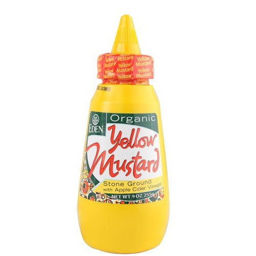 Eden Yellow Mustard, Organic, Squeeze Bottle