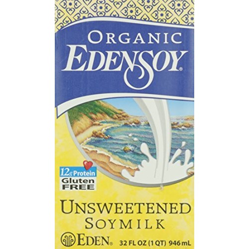 Eden Foods Organic Edensoy Unsweetened Soymilk, 32 Oz