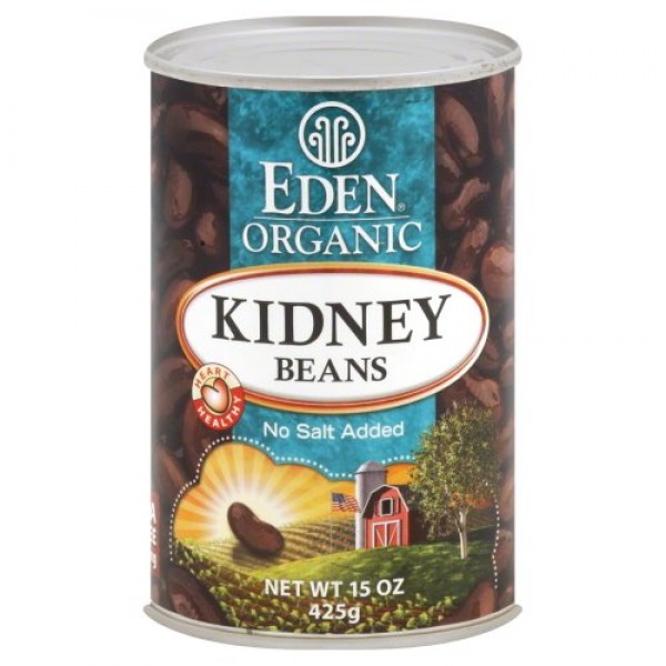 Eden Organic Kidney Beans, 15 Oz Pack - 6