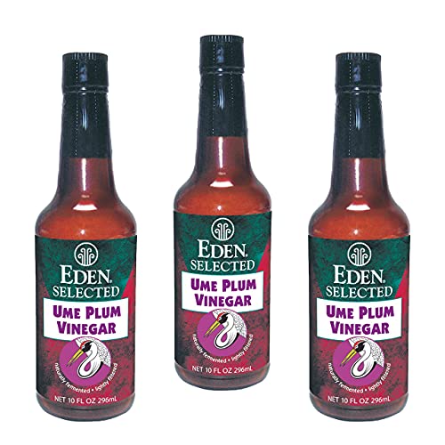 Eden Ume Plum Vinegar 3 Pack- 10 Fl Oz