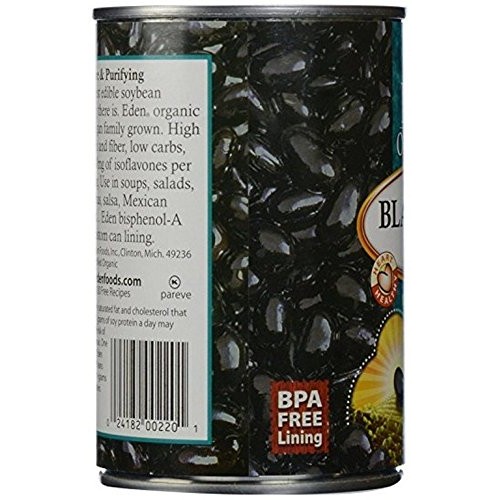 Eden Foods Organic Black Soy Beans - 15 Oz