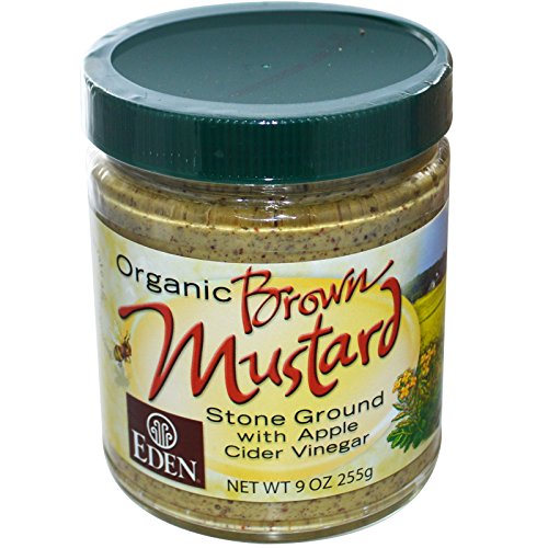 Eden Foods, Organic Brown Mustard, 9 oz pack of 2