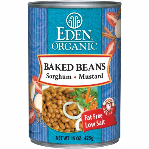 Eden Organic Baked Beans With Sorghum And Mustard, 15-Ounce Cans