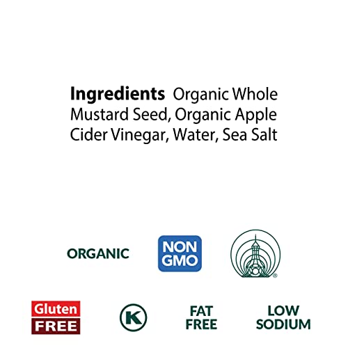 Eden Organic Brown Mustard 9 oz - PACK OF 3