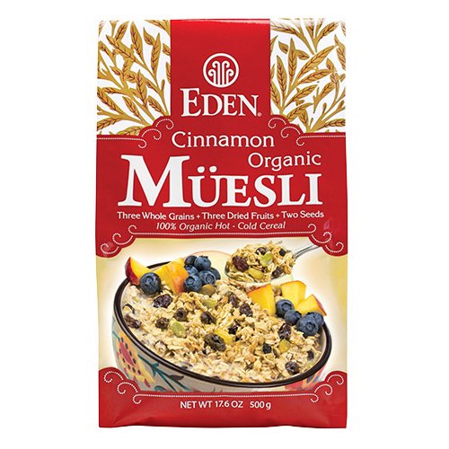 Eden Organic Cinnamon Muesli, 17.6 Ounce