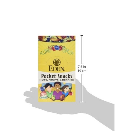 Eden Organic Dried Cranberried, Pocket Snacks, 1 Ounce Pack Of 12
