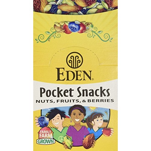 Eden Organic Dried Cranberried, Pocket Snacks, 1 Ounce Pack Of 12