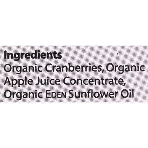 Eden Organic Dried Cranberried, Pocket Snacks, 1 Ounce Pack Of 12