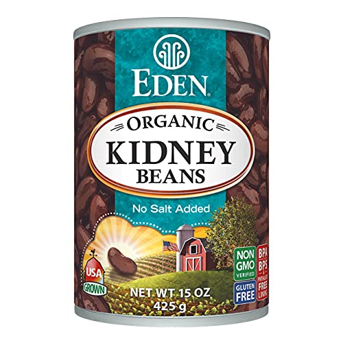 Eden Organic Kidney Beans, No Salt Added, 15-Ounce Cans Pack Of