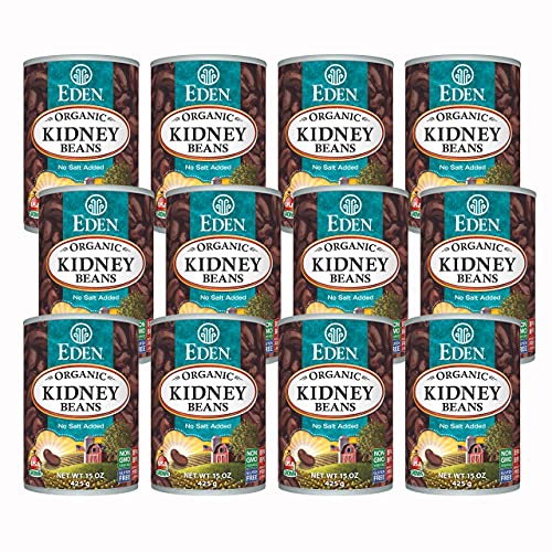 Eden Organic Kidney Beans, No Salt Added, 15-Ounce Cans Pack Of