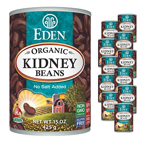 Eden Organic Kidney Beans, No Salt Added, 15-Ounce Cans Pack Of