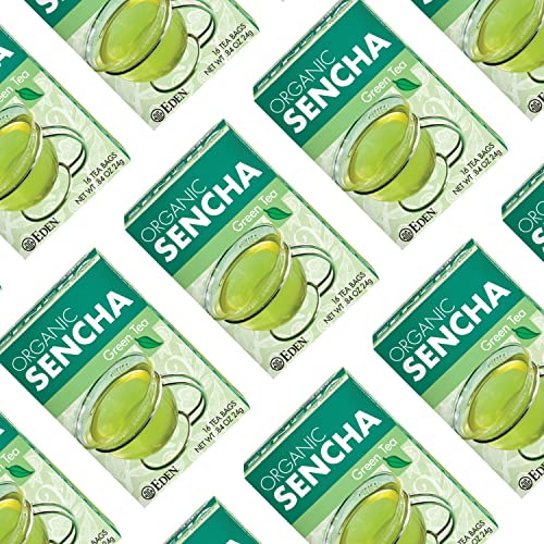 Eden Organic Sencha Green Tea, Japanese, Uji Cha, 16 Unbleached ...