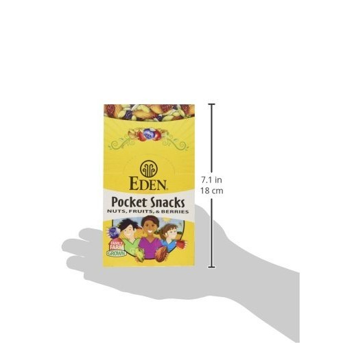 Eden Organic Spicy Pumpkin Seeds, Dry Roasted, Pocket Snacks, 1