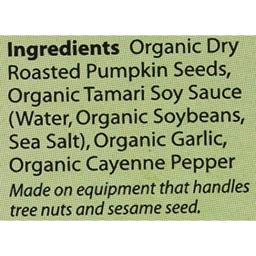 Eden Organic Spicy Pumpkin Seeds, Dry Roasted, Pocket Snacks, 1