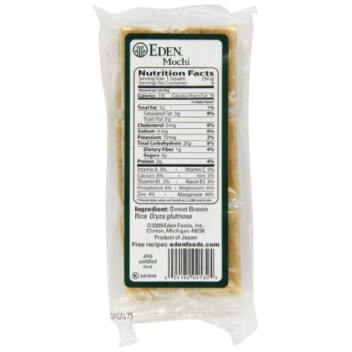 Eden Sweet Brown Rice Mochi, 10.5-Ounce Package