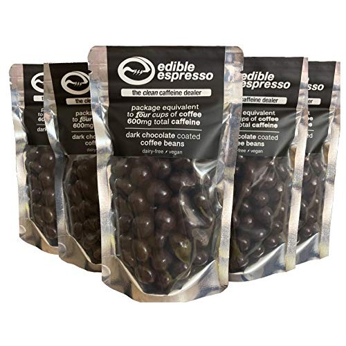 Edible Espresso - Dark Chocolate Covered Coffee Beans 6Pk ~600