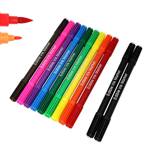 Food Coloring Pens, 11Pcs Double Sided Food Grade And Edible Mar
