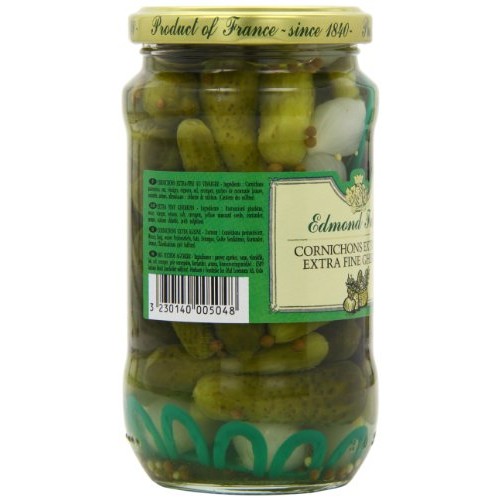 Edmond Fallot - Cornichons Extra-Fins - Extra Fine Gherkins - 340G