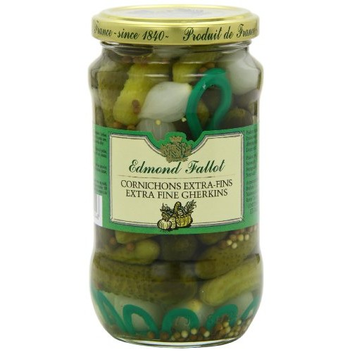 Edmond Fallot - Cornichons Extra-Fins - Extra Fine Gherkins - 340G