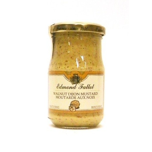 Fallot Walnut Mustard - Dijon Mustard With Nuts 7 Oz Jar