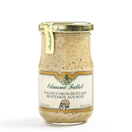 Edmond Fallot Dijon Mustard With Walnut 7 Ounce