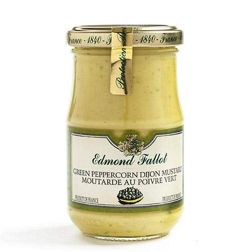 Edmond Fallot Dijon Mustard With Green Peppercorns 7 Ounce