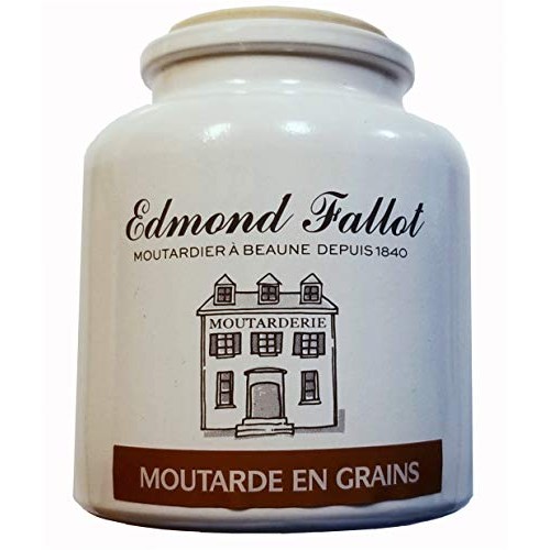 Edmond Fallot Whole Grain Mustard Crock 2 Pack, Moutarde En Grai