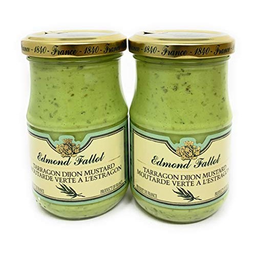 Edmond Fallot Mustards Tarragon Dijon Mustard, 2 Pack