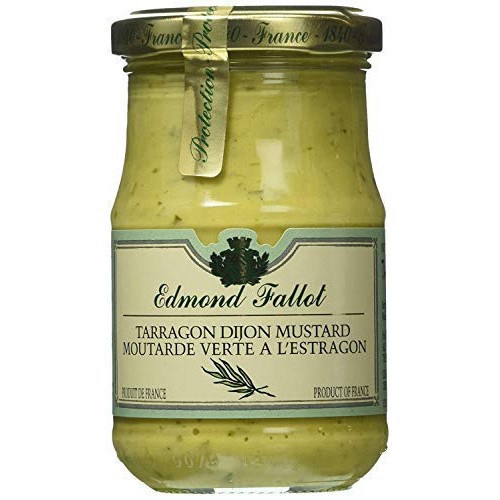 Edmond Fallot Dijon Mustard With Tarragon 7 Ounce-Set Of 2