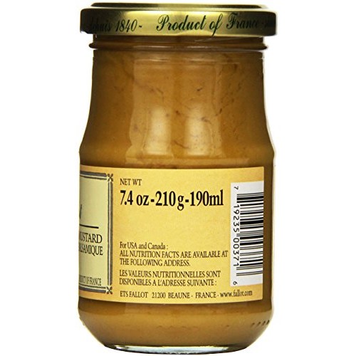 Honey And Balsamic Dijon Mustard By Edmond Fallot 7.4 Ounce