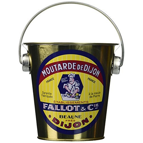 Edmond Fallot Dijon Mustard 15.8Oz Jar Inside Tin Pail Edmond Fallot Dijon Mustard 15.8Oz Jar Inside Tin Pail