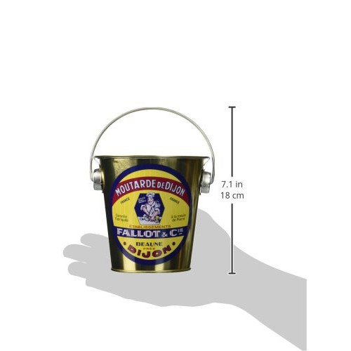 Edmond Fallot Dijon Mustard 15.8Oz Jar Inside Tin Pail Edmond Fallot Dijon Mustard 15.8Oz Jar Inside Tin Pail