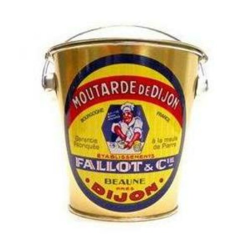 Edmond Fallot Dijon Mustard 15.8Oz Jar Inside Tin Pail Edmond Fallot Dijon Mustard 15.8Oz Jar Inside Tin Pail