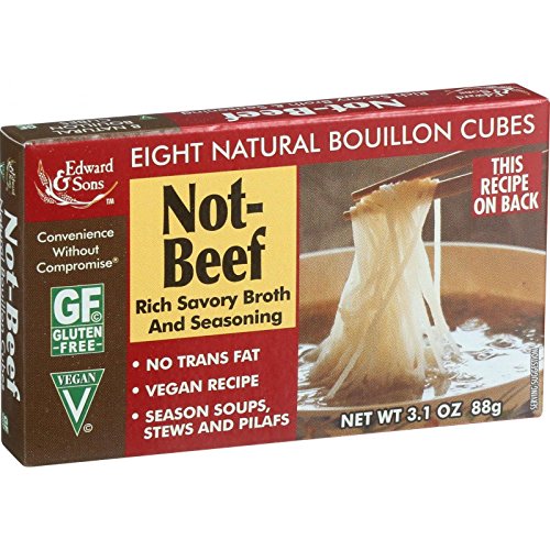 Edward &Amp; Sons Not Beef Bouillon Cubes, 3.1 Oz