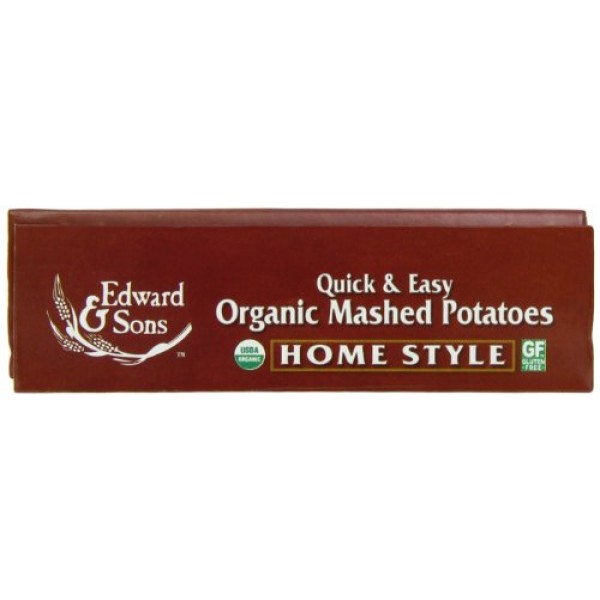 Edward & Sons Organic Mashed Potatoes Home Style, 3.5 Ounce Boxe...