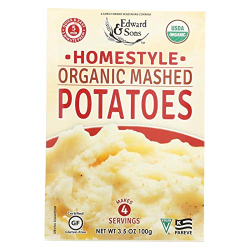 Edward And Sons Organic Mashed Potatoes - Home Style - Case Of 6