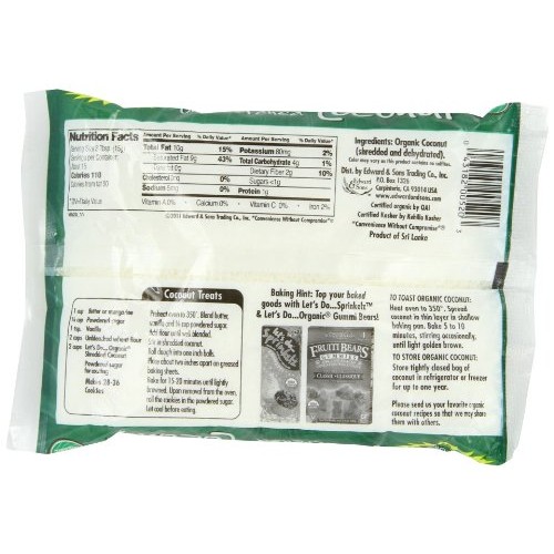 Lets DoOrganic Unsweetened Coconut Flakes, Toasted, 7 Ounce