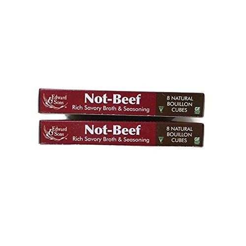 Not-Beef Edward &Amp; Sons Bouillon Cubes Set Of 2