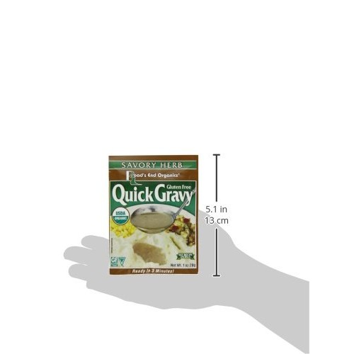 Roads End Organics Gluten Free Savory Herb Gravy, Mix, Organic,