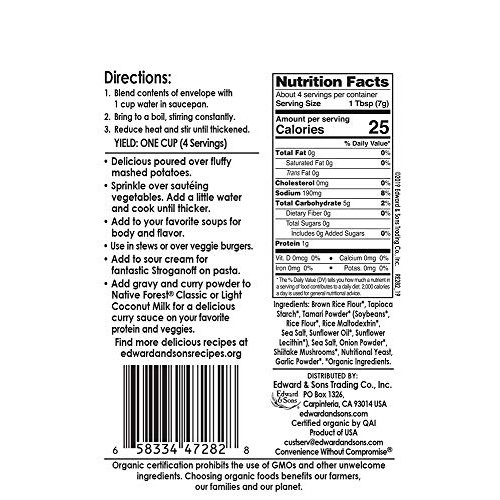 Roads End Organics Gluten Free Shiitake Mushroom Gravy Mix, 1 O