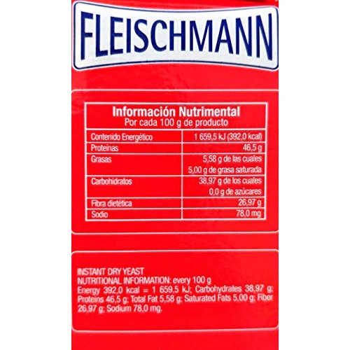 Fleischmann Instant Dry Yeast - For Savory Dough - 1 Ct - 15.9 Oz