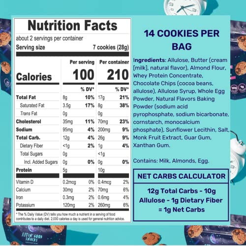 Effin Good Chocolate Chip Keto Cookies | Sugar Free Cookies | Ke...