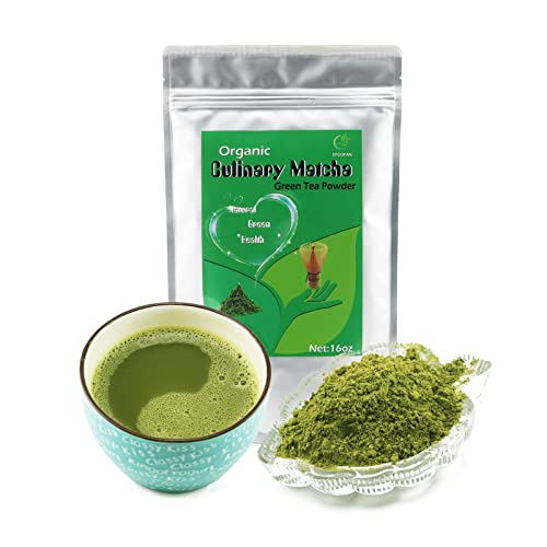 EFOOFAN Organic Matcha Green Tea Powder - Culinary Grade - 1 LB...
