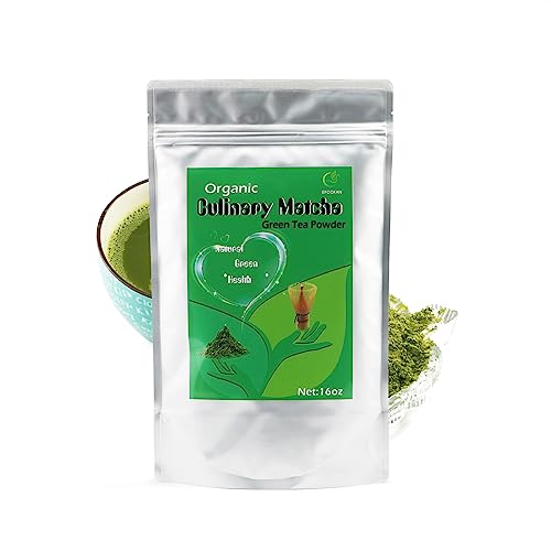 EFOOFAN Organic Matcha Green Tea Powder - Culinary Grade - 1 LB...