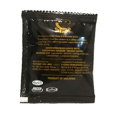 10 Boxes eGano Premium Ganoderma Black Coffee Café Noir Instant ...