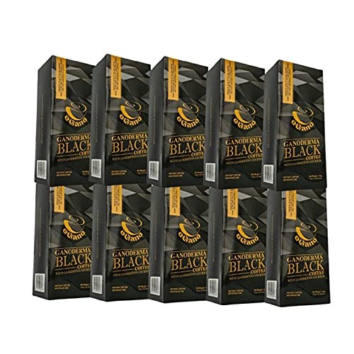 10 Boxes eGano Premium Ganoderma Black Coffee Café Noir Instant ...