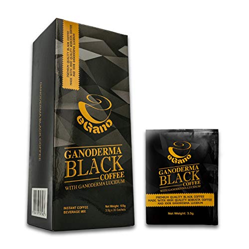 4 Boxes eGano Premium Ganoderma Black Coffee Instant Coffee With...