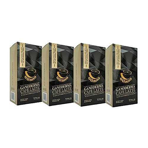 4 Boxes eGano Premium Ganoderma Cafe Latte Instant Coffee With G...